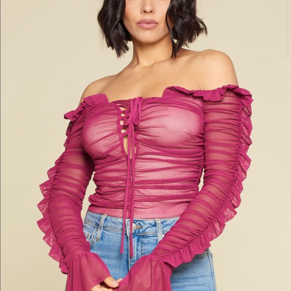 Magenta mesh